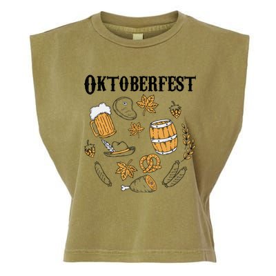 Oktoberfest German Germany Octoberfest Garment-Dyed Women's Muscle Tee