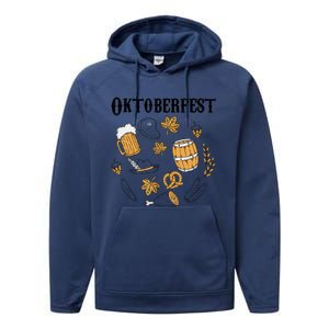 Oktoberfest German Germany Octoberfest Performance Fleece Hoodie