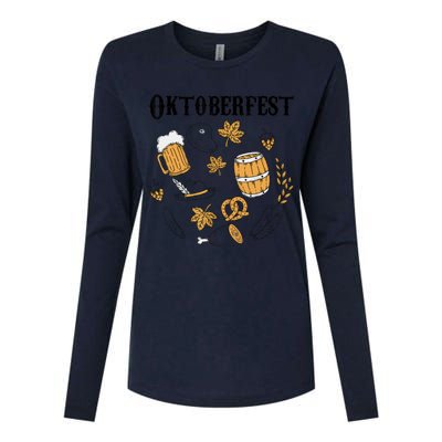 Oktoberfest German Germany Octoberfest Womens Cotton Relaxed Long Sleeve T-Shirt