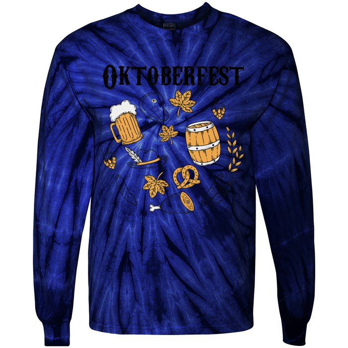 Oktoberfest German Germany Octoberfest Tie-Dye Long Sleeve Shirt