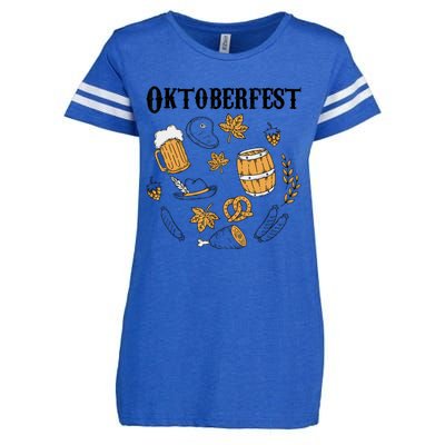 Oktoberfest German Germany Octoberfest Enza Ladies Jersey Football T-Shirt