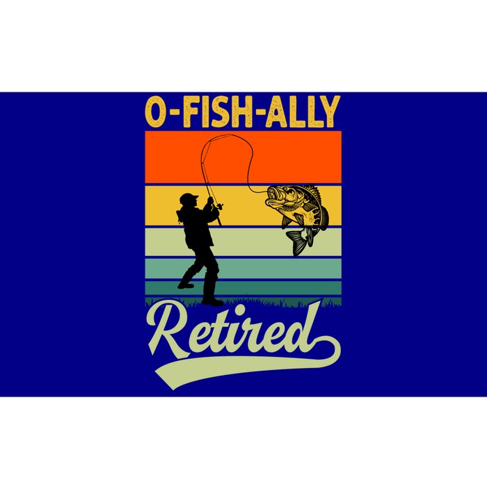 Ofunny Giftfishfunny Giftally Retired Funny Fishing Retirement Vintage Cool Gift Bumper Sticker