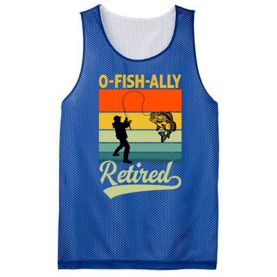 Ofunny Giftfishfunny Giftally Retired Funny Fishing Retirement Vintage Cool Gift Mesh Reversible Basketball Jersey Tank