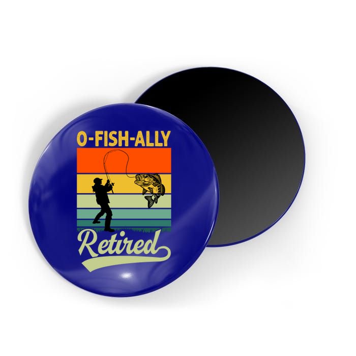 Ofunny Giftfishfunny Giftally Retired Funny Fishing Retirement Vintage Cool Gift Magnet