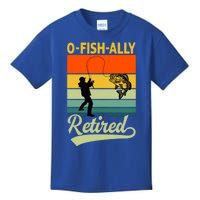 Ofunny Giftfishfunny Giftally Retired Funny Fishing Retirement Vintage Cool Gift Kids T-Shirt