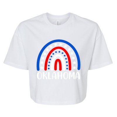 Oklahoma Great Gift I Love Oklahoma Usa Gift Bella+Canvas Jersey Crop Tee