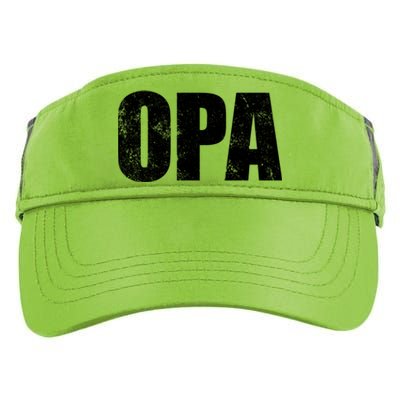 Opa Ger Grandfather FatherS Day Gift Grandpa Opa Gift Adult Drive Performance Visor