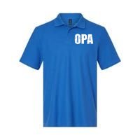 Opa Ger Grandfather FatherS Day Gift Grandpa Opa Gift Softstyle Adult Sport Polo