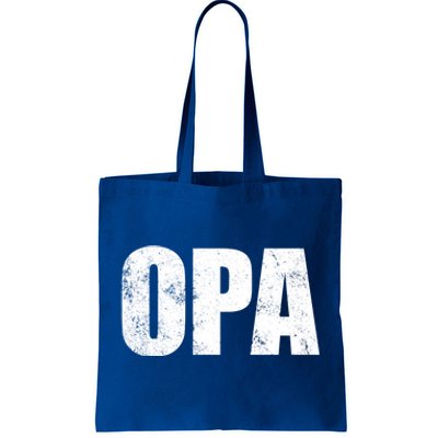 Opa Ger Grandfather FatherS Day Gift Grandpa Opa Gift Tote Bag