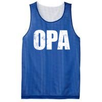 Opa Ger Grandfather FatherS Day Gift Grandpa Opa Gift Mesh Reversible Basketball Jersey Tank