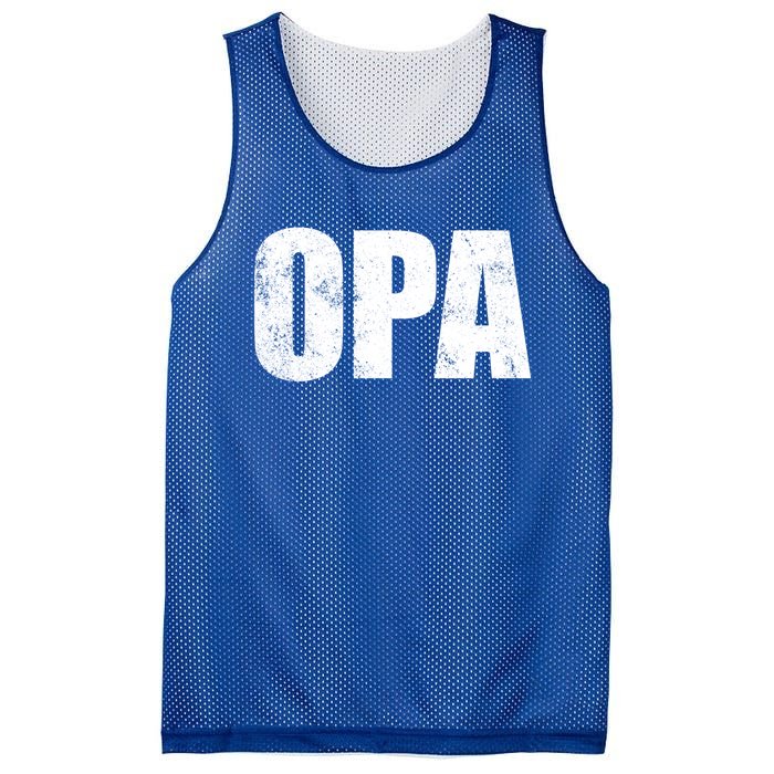 Opa Ger Grandfather FatherS Day Gift Grandpa Opa Gift Mesh Reversible Basketball Jersey Tank