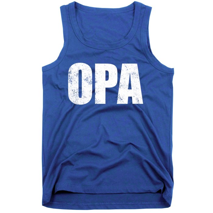 Opa Ger Grandfather FatherS Day Gift Grandpa Opa Gift Tank Top