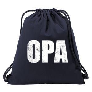 Opa Ger Grandfather FatherS Day Gift Grandpa Opa Gift Drawstring Bag