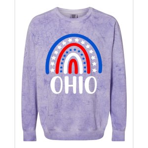 Ohio Great Gift I Love Ohio Usa Meaningful Gift Colorblast Crewneck Sweatshirt