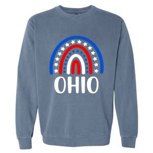 Ohio Great Gift I Love Ohio Usa Meaningful Gift Garment-Dyed Sweatshirt