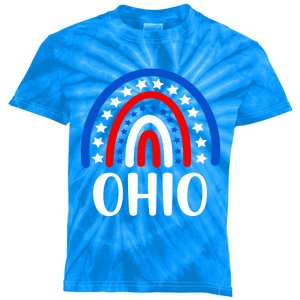 Ohio Great Gift I Love Ohio Usa Meaningful Gift Kids Tie-Dye T-Shirt