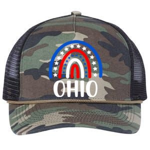 Ohio Great Gift I Love Ohio Usa Meaningful Gift Retro Rope Trucker Hat Cap