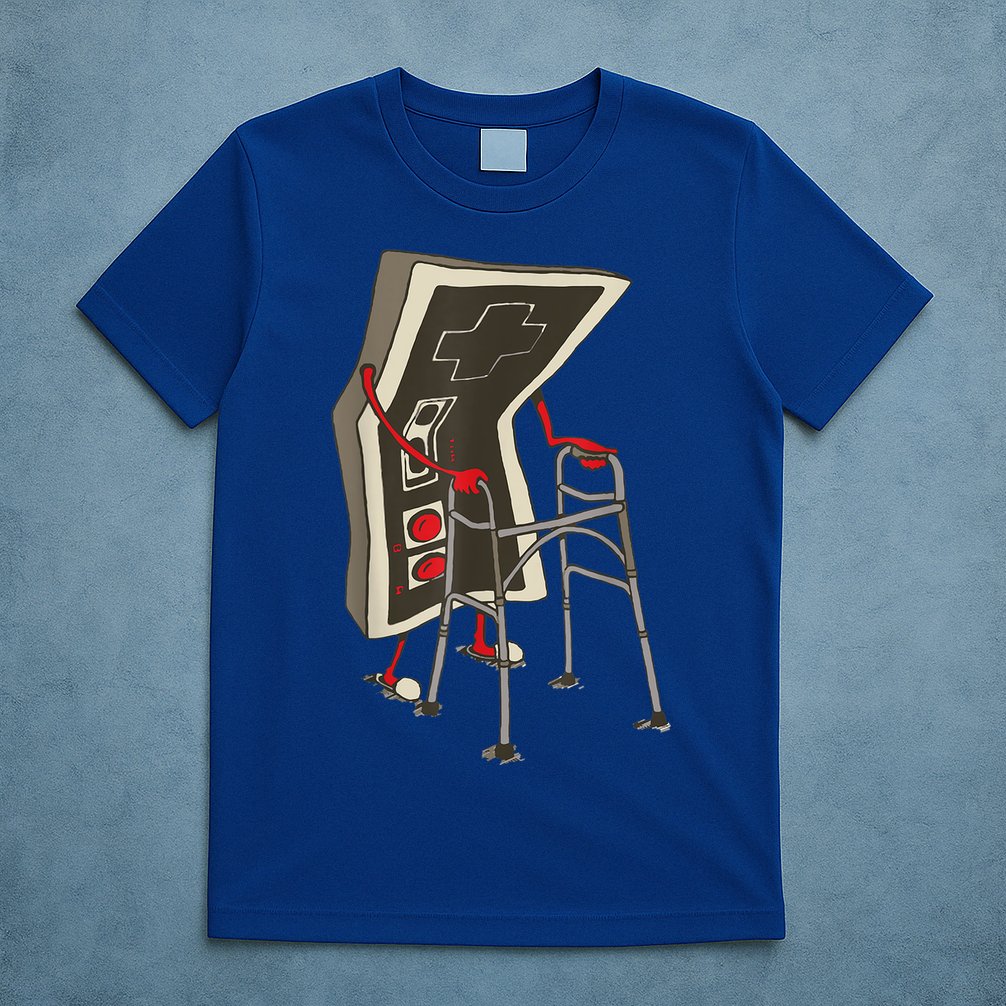 Old Gamer Gift Retro Video Game Old Gamer Gift T-Shirt