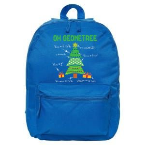 Oh Geometree Geometry Math Science Teacher Christmas Cute Gift 16 in Basic Backpack