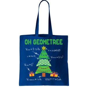 Oh Geometree Geometry Math Science Teacher Christmas Cute Gift Tote Bag