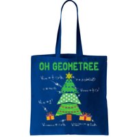 Oh Geometree Geometry Math Science Teacher Christmas Cute Gift Tote Bag