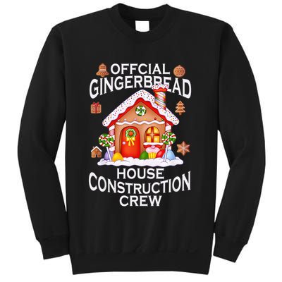 Official Gingerbread House Construction Crew Decorating Sweatshirt