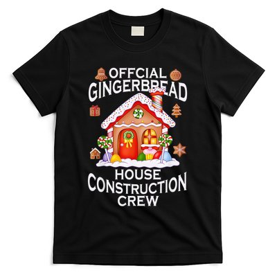 Official Gingerbread House Construction Crew Decorating T-Shirt
