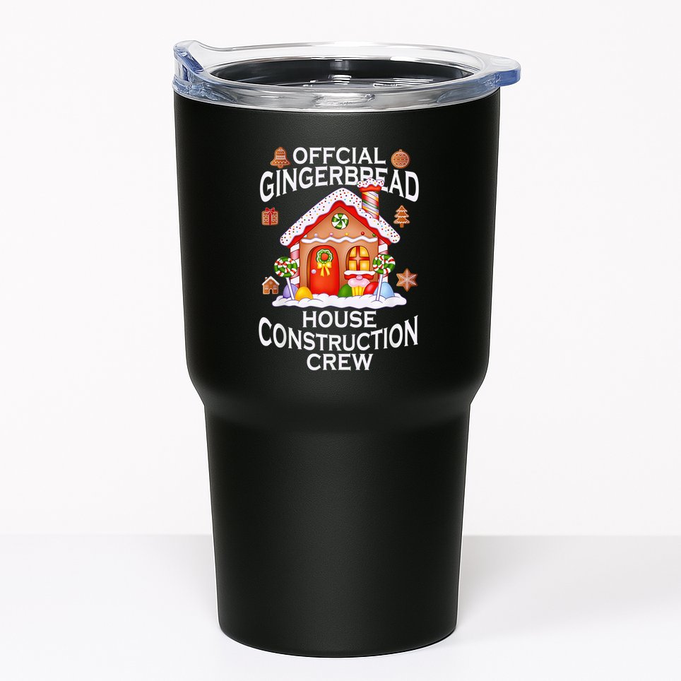 Official Gingerbread House Construction Crew Decorating Tumbler