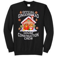 Official Gingerbread House Construction Crew Decorating Tall Sweatshirt