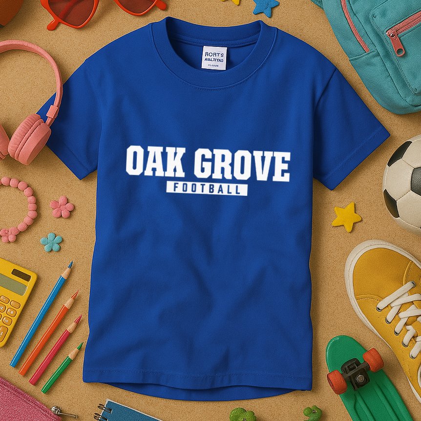 Oak Grove High School Football Kids T-Shirt