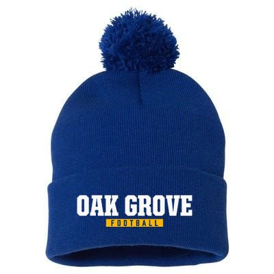 Oak Grove High School Football Pom Pom 12in Knit Beanie