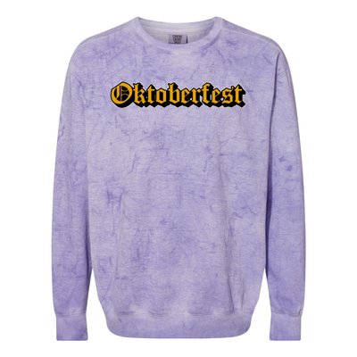 Oktoberfest German Holiday Festive Colorblast Crewneck Sweatshirt