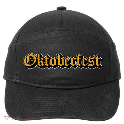 Oktoberfest German Holiday Festive 7-Panel Snapback Hat