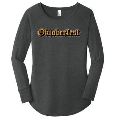 Oktoberfest German Holiday Festive Women's Perfect Tri Tunic Long Sleeve Shirt