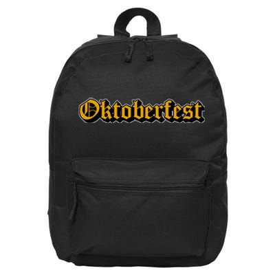 Oktoberfest German Holiday Festive 16 in Basic Backpack