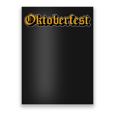 Oktoberfest German Holiday Festive Poster