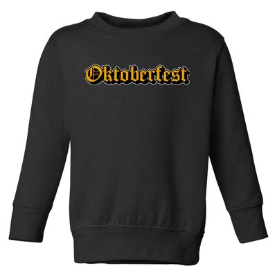 Oktoberfest German Holiday Festive Toddler Sweatshirt