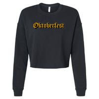 Oktoberfest German Holiday Festive Cropped Pullover Crew