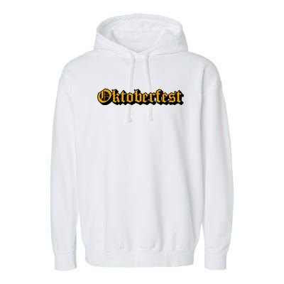 Oktoberfest German Holiday Festive Garment-Dyed Fleece Hoodie