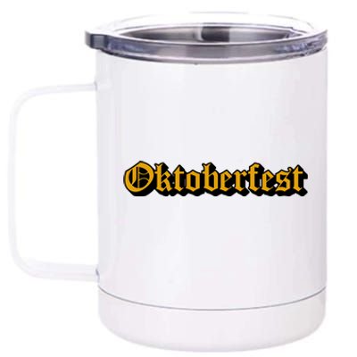 Oktoberfest German Holiday Festive 12 oz Stainless Steel Tumbler Cup