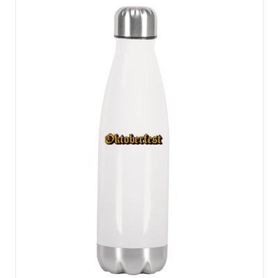 Oktoberfest German Holiday Festive Stainless Steel Insulated Water Bottle