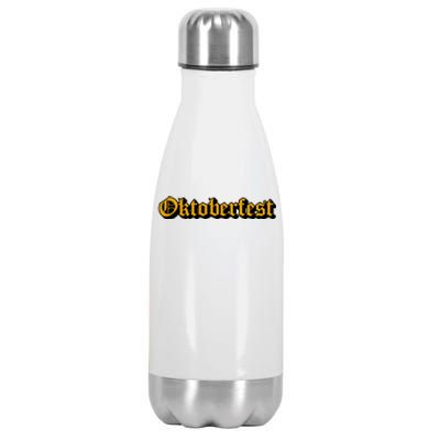 Oktoberfest German Holiday Festive Stainless Steel Insulated Water Bottle