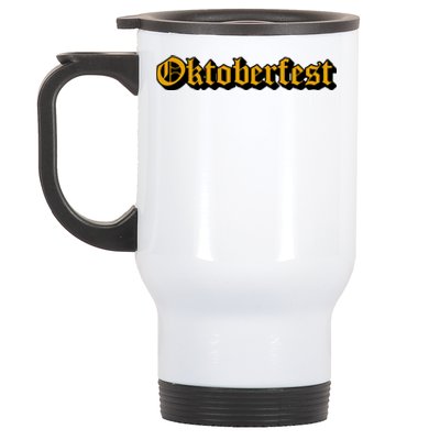 Oktoberfest German Holiday Festive Stainless Steel Travel Mug