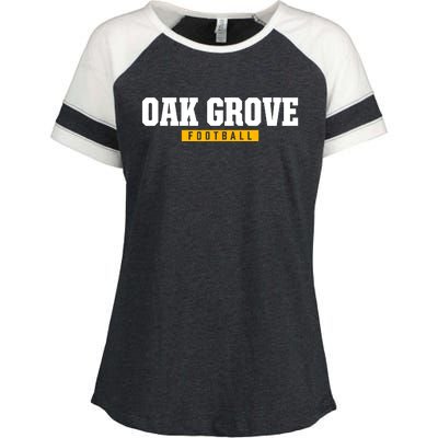 Oak Grove High School Football Hs Enza Ladies Jersey Colorblock Tee