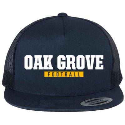 Oak Grove High School Football Hs Flat Bill Trucker Hat