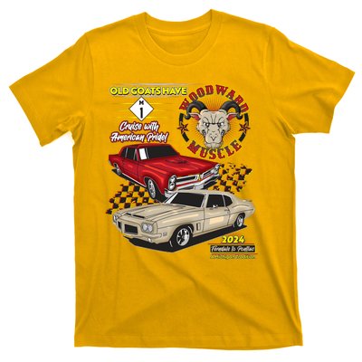 Old Goats Have Woodward Muscle 2024 T-Shirt