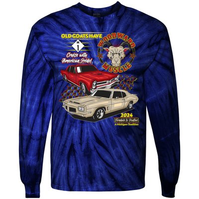 Old Goats Have Woodward Muscle 2024 Tie-Dye Long Sleeve Shirt