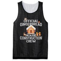 Official Gingerbread House Construction Crew Decorating Mesh Reversible Basketball Jersey Tank