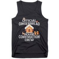 Official Gingerbread House Construction Crew Decorating Tank Top