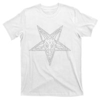 Occult Goat Head Baphomet Pentagram T-Shirt